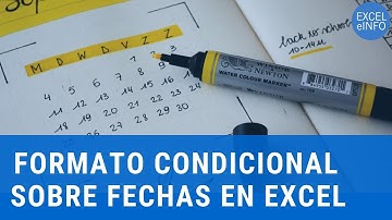 Formato condicional sobre fechas en Excel - 6 ejemplos usando fórmulas @EXCELeINFO