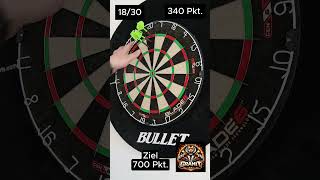 20er Feld treffen und versuchen 700 Punkte zu erreichen klappt dies? #aroundtheclock #dart #darts