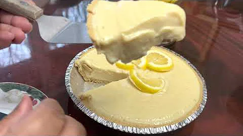 Lemon Icebox Pie Only 4 Ingredients No Bake