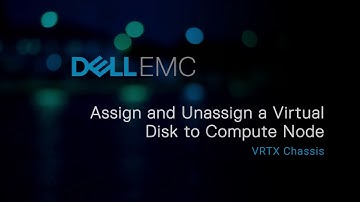 Assigning and Unassigning a virtual disk to a compute node