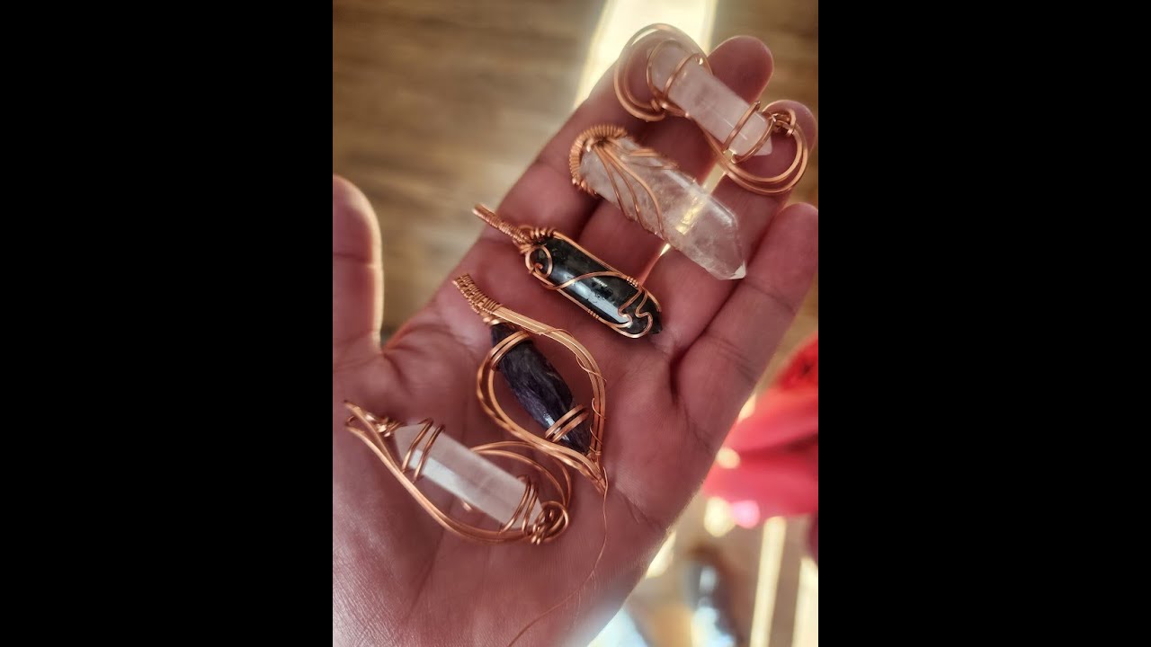 Livestream Out-Take - Two Crystals and a Cab! Wire Wrapping