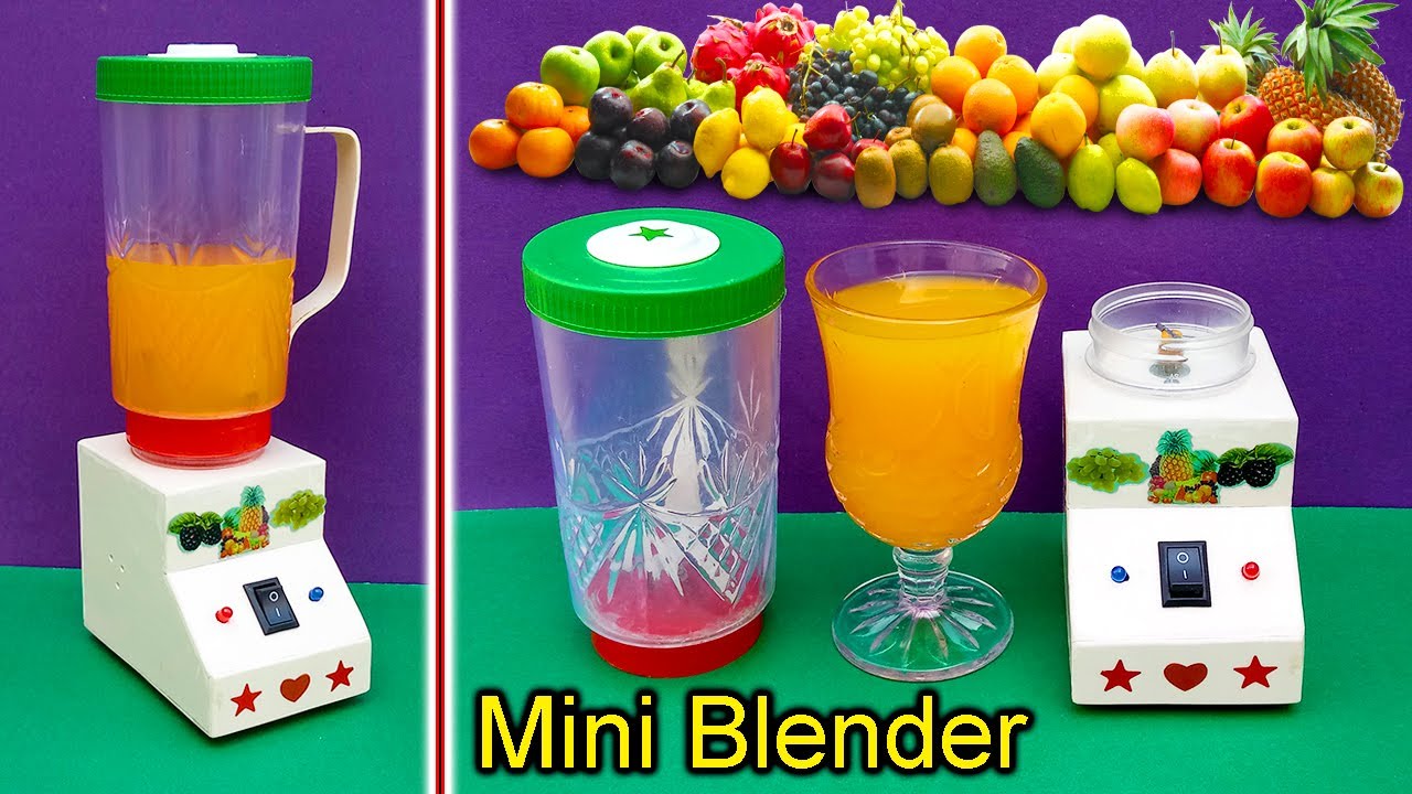 How To Make A Mini Electric Blender, Homemade Juicer Machine, Blender  Machine