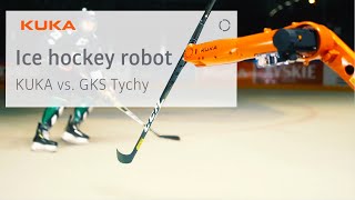 Ice hockey robot: KUKA vs. GKS Tychy