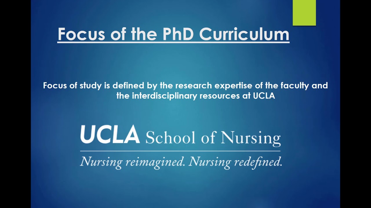 phd nursing ucla