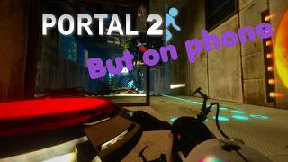 Portal 2 but played on a phone (no streaming) | Complete game; No Commentary screenshot 5