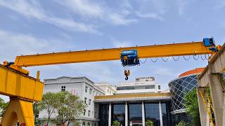 commissioning & testing of a 5 ton 10 ton overhead crane bridge crane~~CRANE PROJECT IN AFRICA