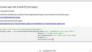 36. Creating a Transformer Encoder Layer with In-Built PyTorch Layer Building An Encoder Decoder Transformer From Scratch Pytorch Deep Learning Tutorial