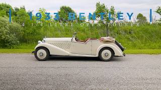 Career Overview 1933 Bentley 4 1/4-Litre Open Tourer OFFERED WITHOUT RESERVE Coachwork in the Style of Vanden Plas