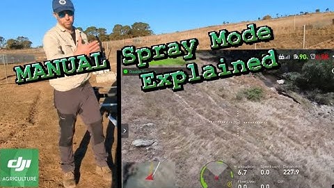 DJI AGRAS T50 – Manual Spraying Mode Explained | Full Tutorial | Setup Series #1