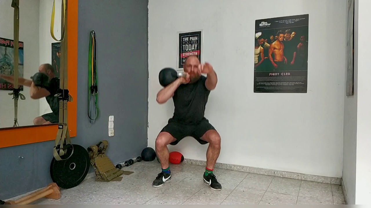Uneven kt squat exercise YouTube