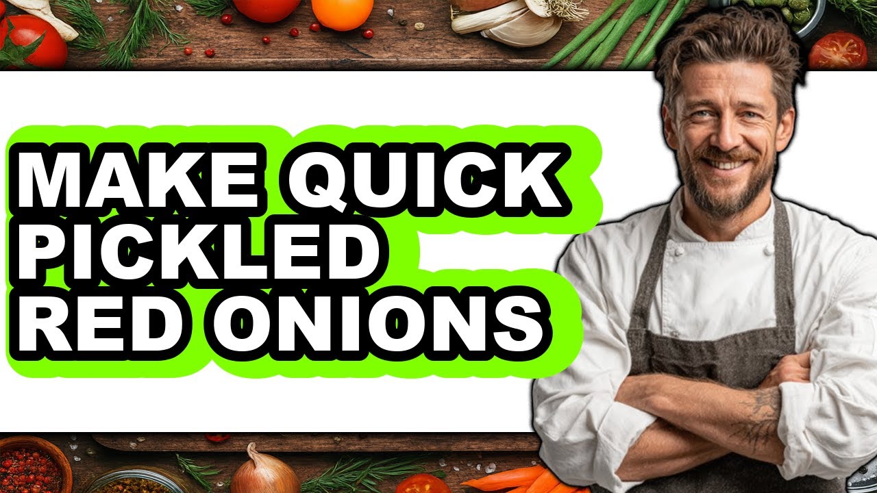 How to Make Quick Pickled Red Onions (easy Method)