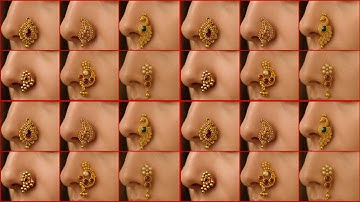 Latest Gold Maharashtrian Nath Designs 2025 | Bridal Nath Collection | Traditional Nose Ring Designs