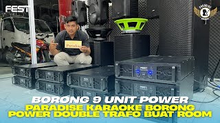 PARADISE KARAOKE BANDUNGAN SEMARANG BORONG POWER T-60000 DOUBLE TRAFO BUAT DIROOM🔥‼️