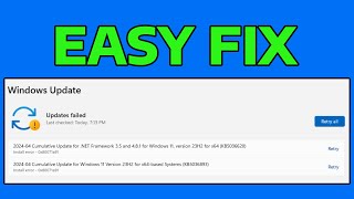 How To Fix Windows Update Error 0x80071a91