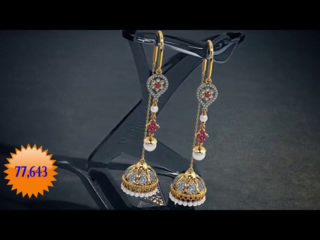 Modern Women Daily Use Gold Earrings Designs | Sui Dhaga Earrings | Light  Weight Gold Earrings | - YouTube