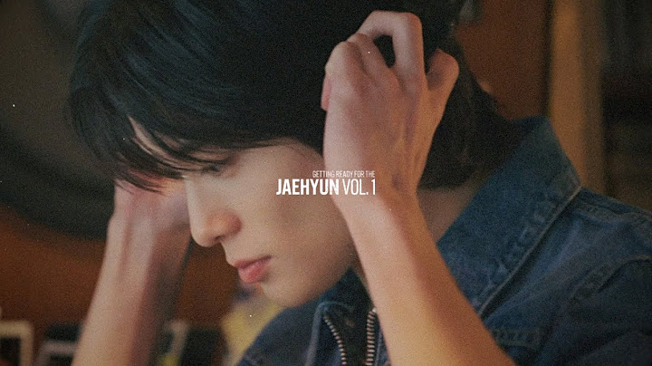 Getting ready for the ’JAEHYUN Vol.1‘