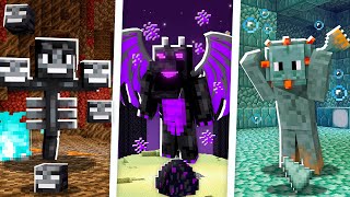 Minecraft MAS temos RAÇAS dos BOSS! #12 💀🐉🐡