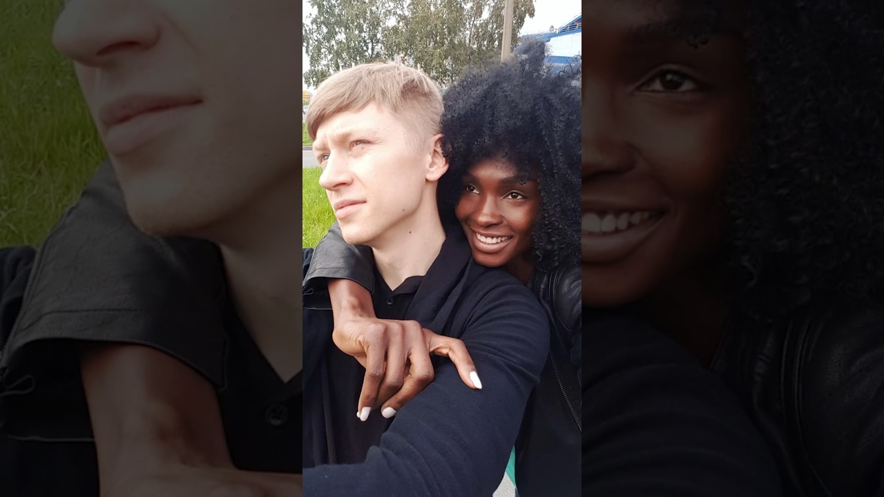 Темнокожая африканка влюбилась в русского парня  И не побоялась переехать к нему в Якутию!