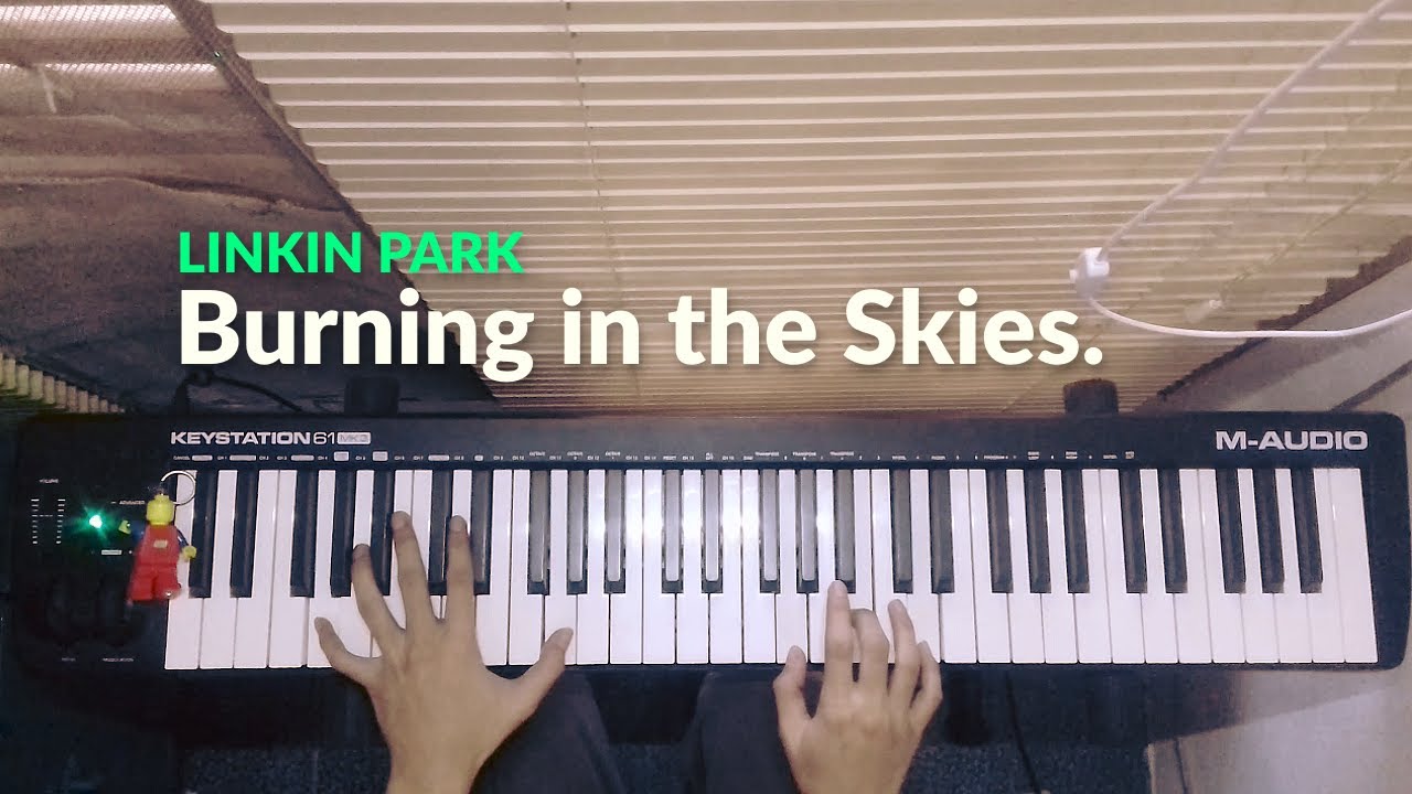 "Burning in the Skies" by Linkin Park - Piano Track Cover + Isolated Vocal