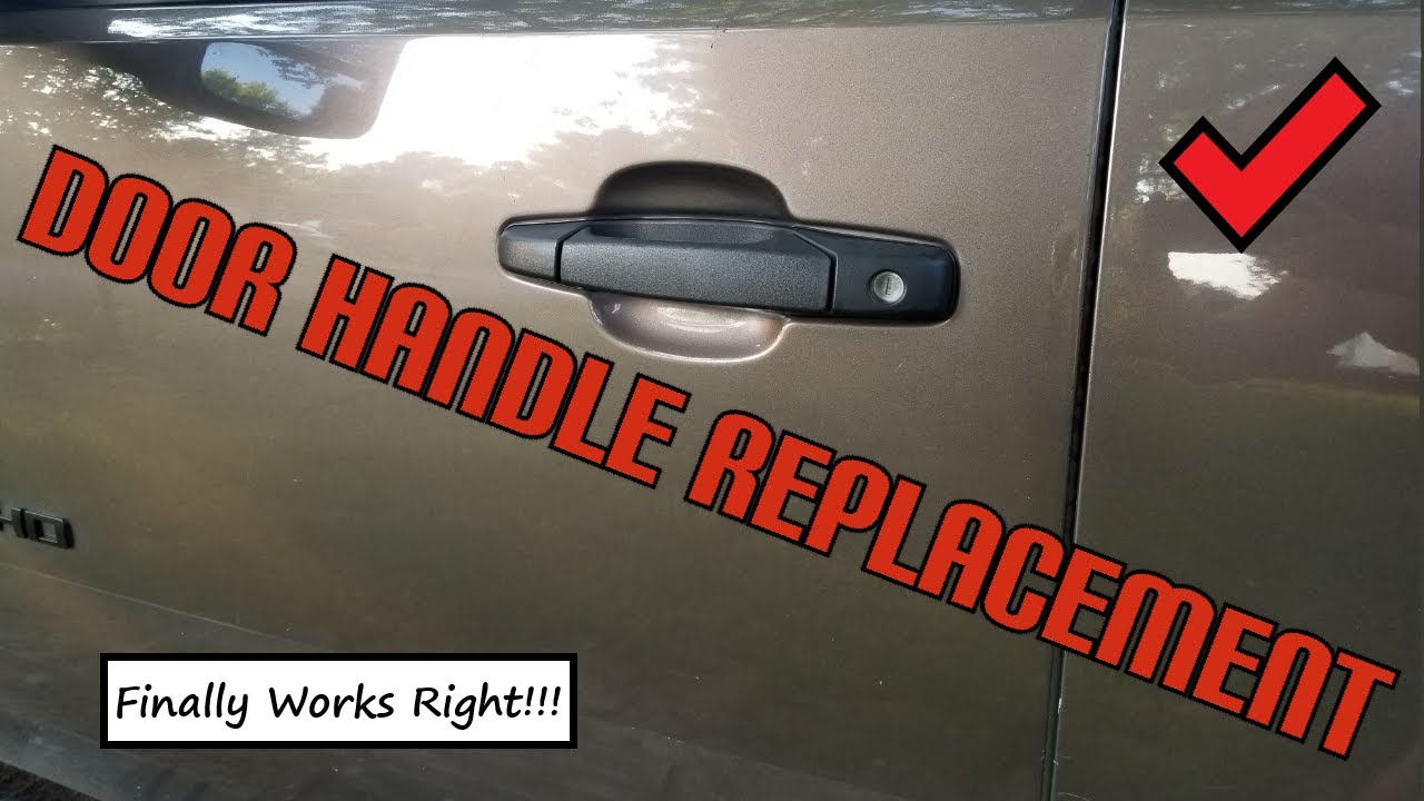 07-13 Chevy Silverado Outside Door Handle Replacement (Chevy/GMC) - YouTube