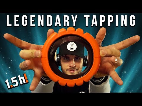 ASMR LEGENDARY TAPPING | 1,5 hour no talking compilation