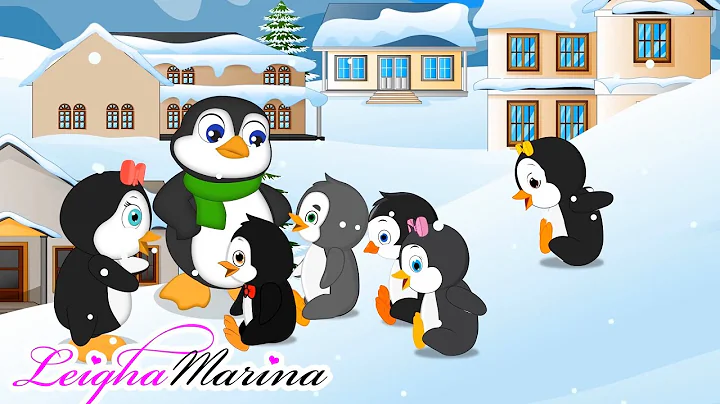 Five little penguins went out one day | song for kids | Leigha Marina