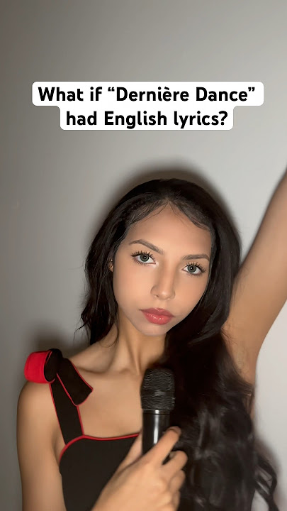 A classic French song translated to English 💜 #dernieredanse #indila #frenchpop