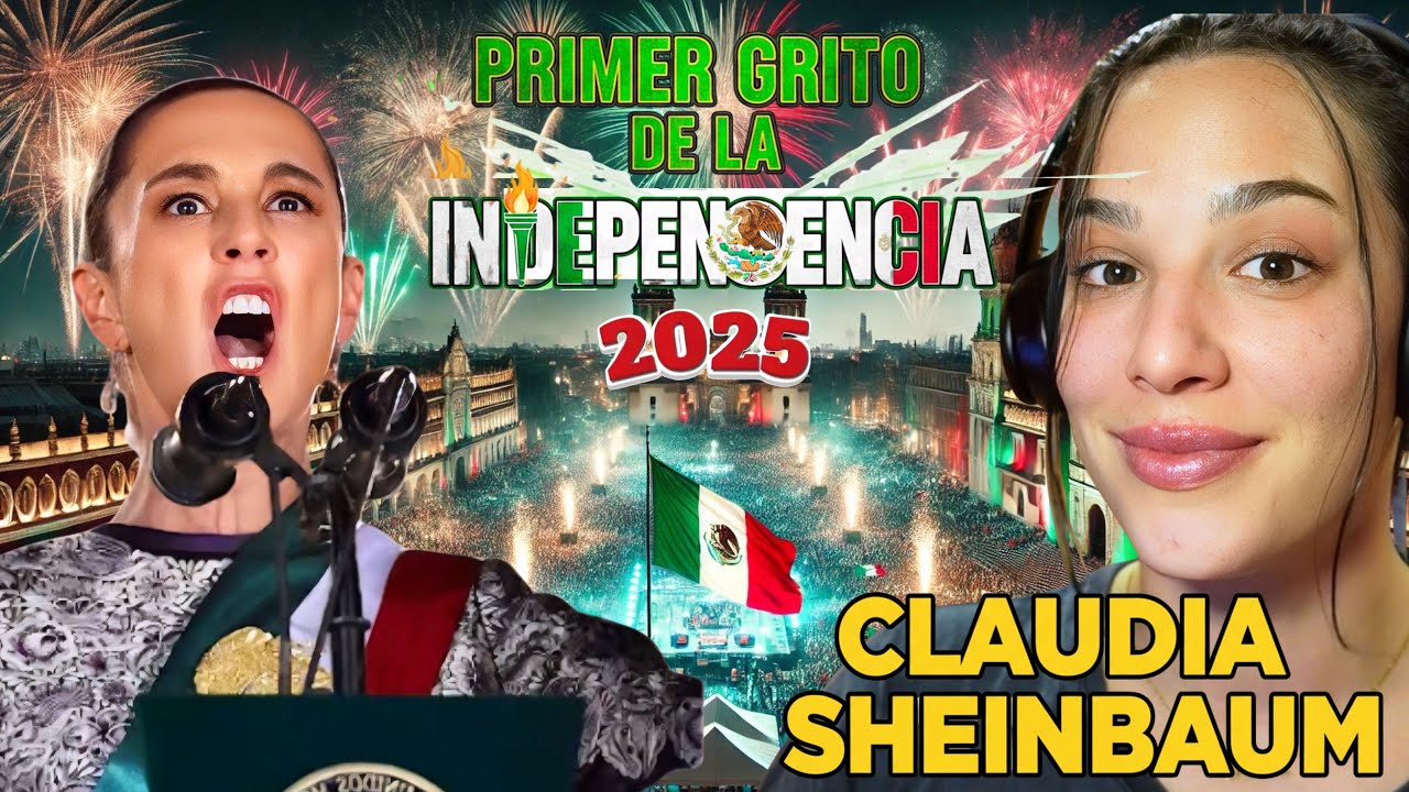 MILITAR reacciona al PRIMER grito de la Independencia  de CLAUDIA SHEINBAUM 🔔 🇲🇽  2025