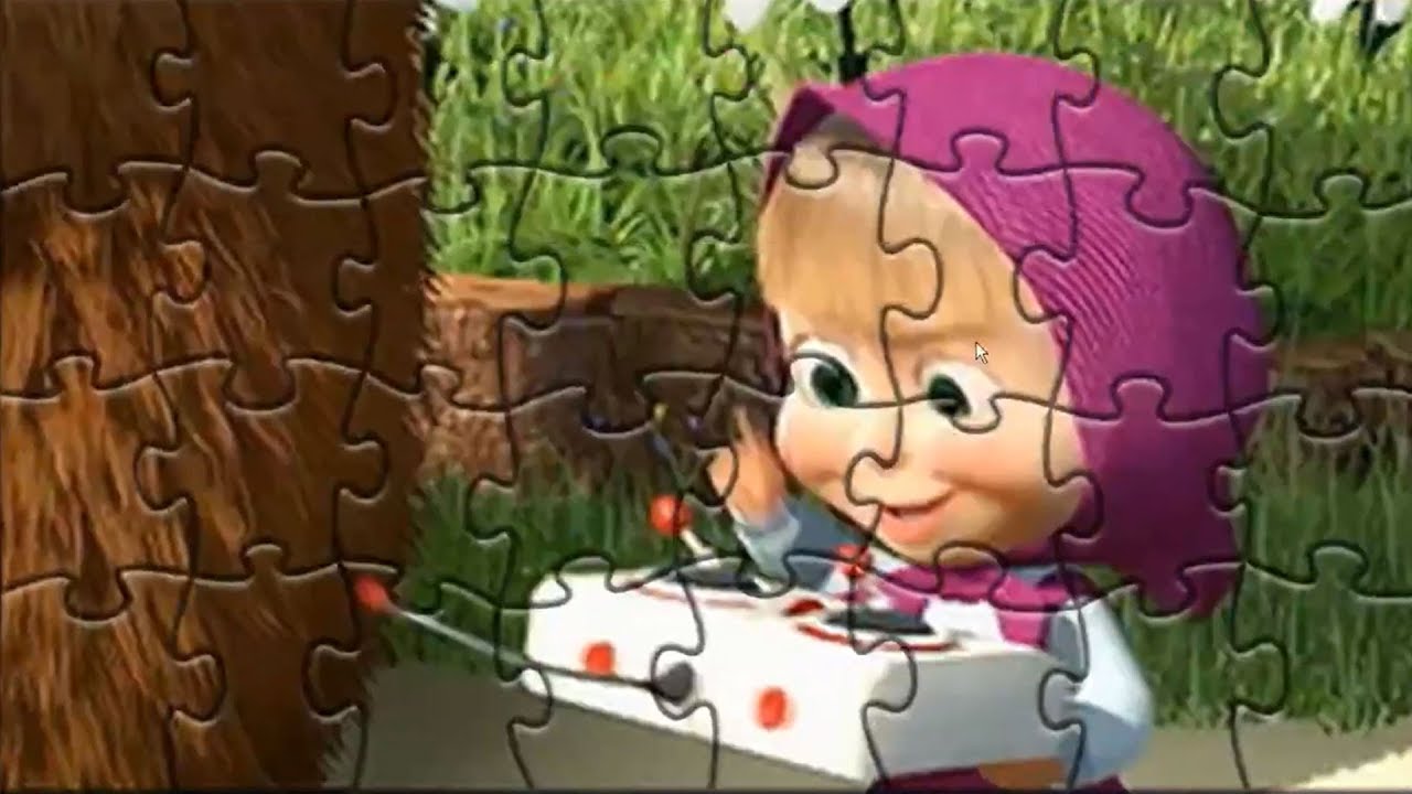 Masha and the bear Puzzle Games for Kids Family Frendly video YouTube