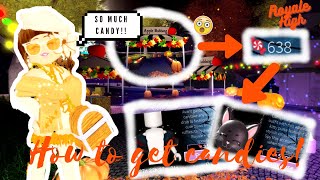 HOW TO GET CANDIES | Royale High Halloween 2020