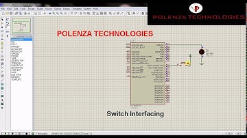 SWITCH INTERFACING WITH PIC16F877A