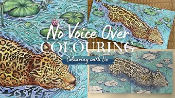 Relaxing Colouring | Using Soft Pastels in Kerby Rosanes “Fragile World” | No voice over coloring  