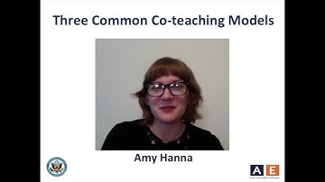Teaching Tips from AE- Co-teaching  - Three Common Co-teaching Models