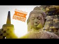 The largest buddhist temple in the worldborobudursunrise yogyakarta indonesia