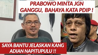 ADIAN NAPITUPULU, SAYA KASIH CONTOH BEDANYA KRITIK & MENGGANGGU !!