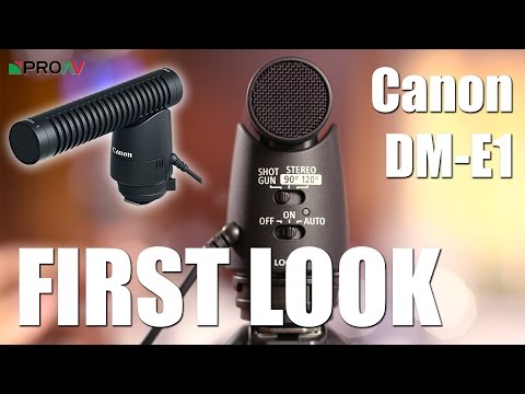 Canon DM-E1 Microphone - First Look
