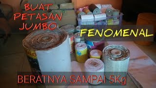 PETASAN TERBESAR..!! CARA MEMBUAT MERCON KERTAS JUMBO,NGABUBURIT ALA ANAK DESA.