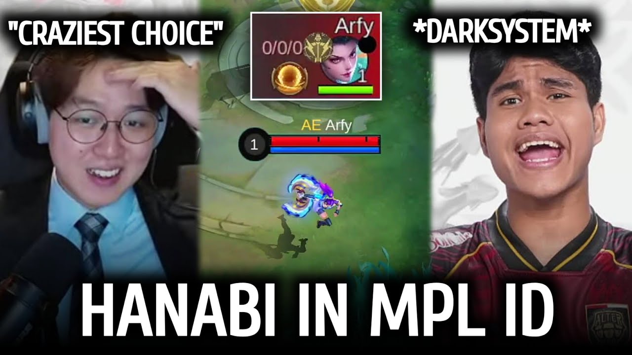 ANOTHER DARKSYSTEM IN MPL ID 😅 MIRKO DIDN'T EXPECT THAT HANABI PICK FROM AE AGAINST BTR