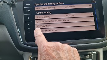 How to turn on/off the interior motion alarm on a 2018 VW and other VAG models.