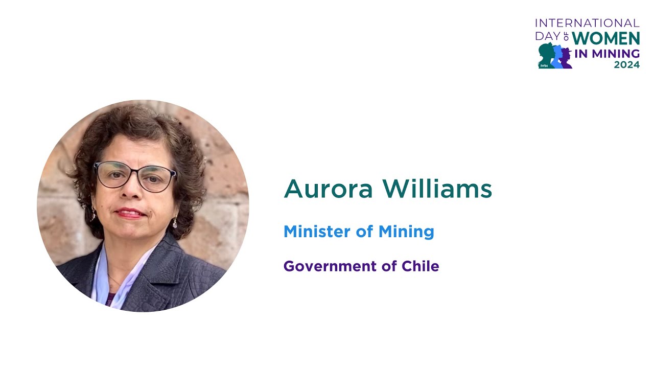 Aurora Williams, Minister of Mining. Government of Chile