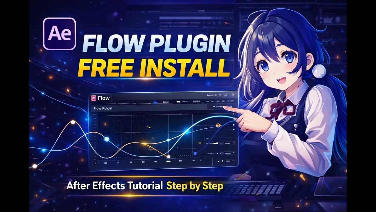 install Flow plugin Tutorial in After effect 2020-2024 #plugins # ...