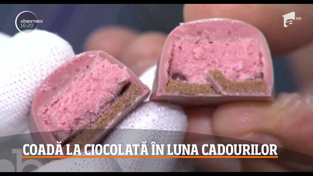 Leonidas Antena 1 video ciocolata belgiana ruby roz