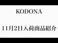 11月2日 KODONA入荷商品　【渋谷】【古着屋】