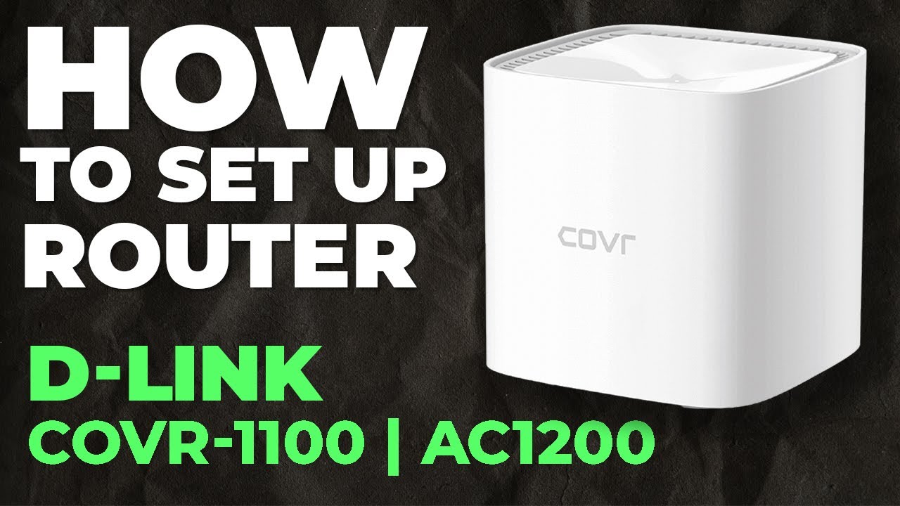 ✅ Как настроить D-Link COVR-1100 | Как настроить WiFi-маршрутизатор D-Link AC1200 COVR-1100