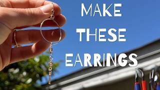 Wire Wrap Earring Tutorial | Easy DIY Jewelry