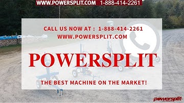 Powersplit  - The Highest Productive Wood Splitters On The Market. GET YOURS TODAY! CALL NOW!