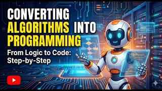 Learning AI and Robotics – Converting Algorithms into Programs. Class 9  Chapter 3  Topic 4