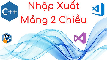 Lập Trình C++ - Nhập Xuất Mảng 2 Chiều