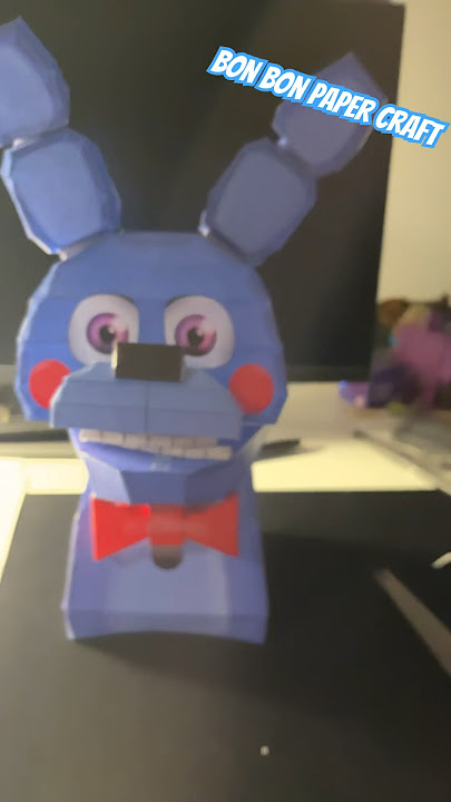 Bon bon papercraft pt2 tomorrow #cool #fypシ #papercraft #fnaf #bonbon #puppet #hours