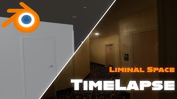 Creating a Liminal Space || Blender Time-lapse